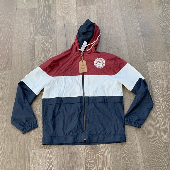 Original Weatherproof Vintage Other - Original Weatherproof Vintage colorblock hooded rain jacket with Denver logo